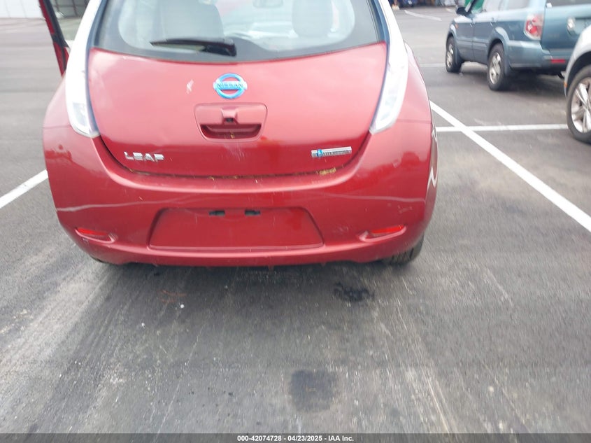 2012 NISSAN LEAF VIN: JN1AZ0CP5CT022293