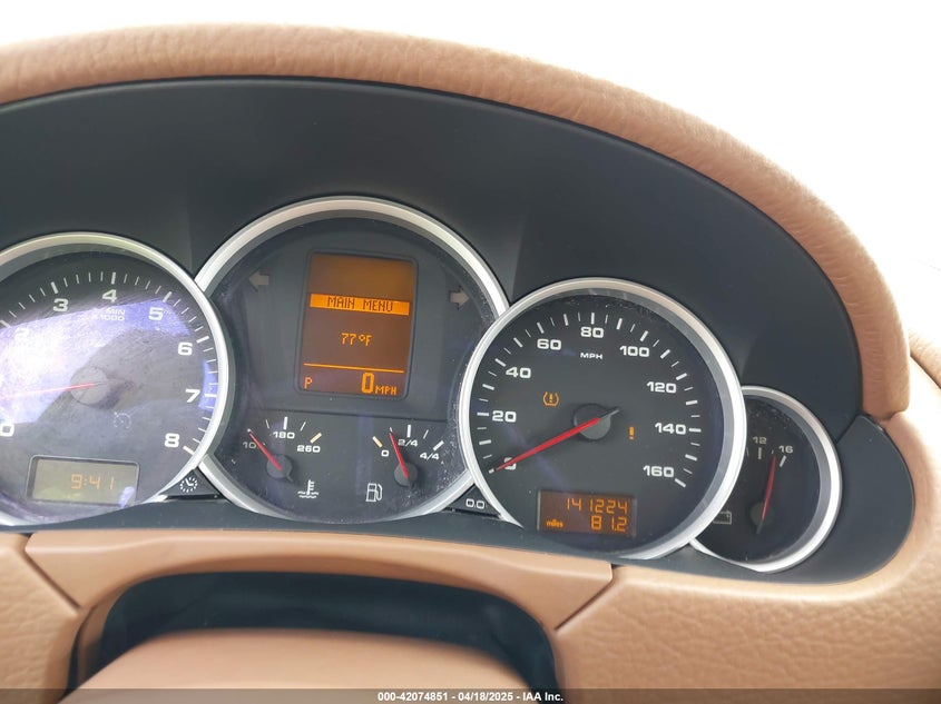 2008 PORSCHE CAYENNE VIN: WP1AB29P98LA53637