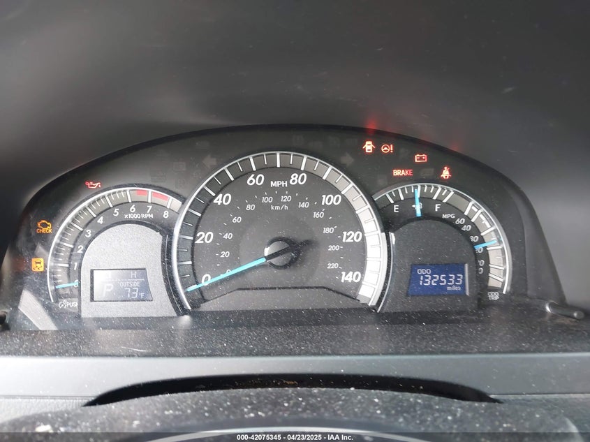 2013 TOYOTA CAMRY VIN: 4T1BF1FK1DU272606