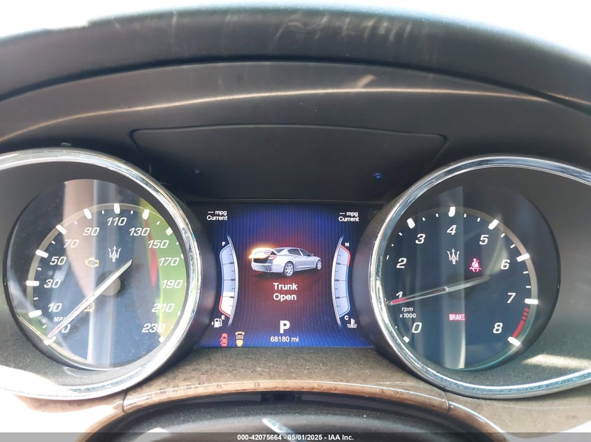 2016 MASERATI QUATTROPORTE VIN: ZAM56PPA2G1184417