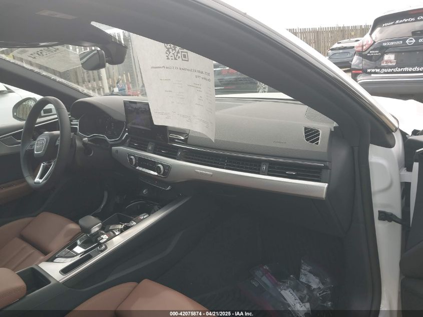 2025 Audi A5 Sportback - WAUDACF54SA004307