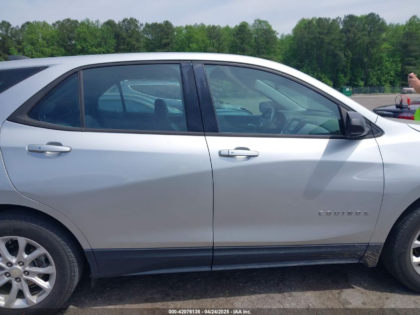 2018 Chevrolet Equinox Ls VIN: 3GNAXHEV7JS507191 Lot: 42076136