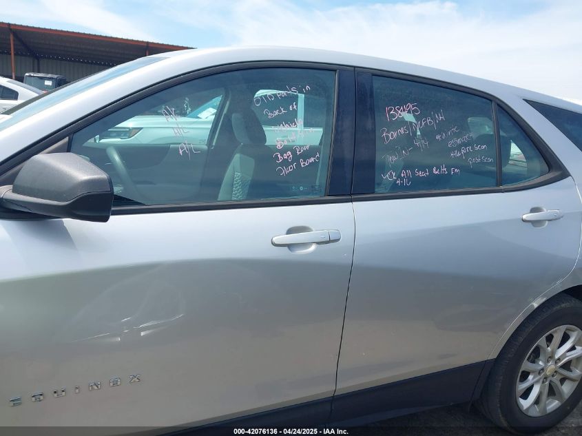 2018 Chevrolet Equinox Ls VIN: 3GNAXHEV7JS507191 Lot: 42076136