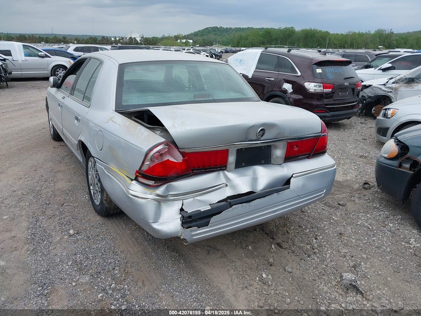 2002 Mercury Grand Marquis Gs VIN: 2MEFM74W92X660739 Lot: 42076185