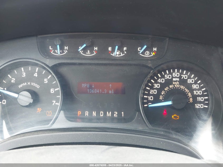 2012 FORD F-150 VIN: 1FTFX1ET4CKD54563