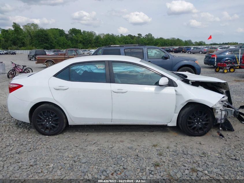 2018 Toyota Corolla Le VIN: 5YFBURHE0JP826680 Lot: 42076323