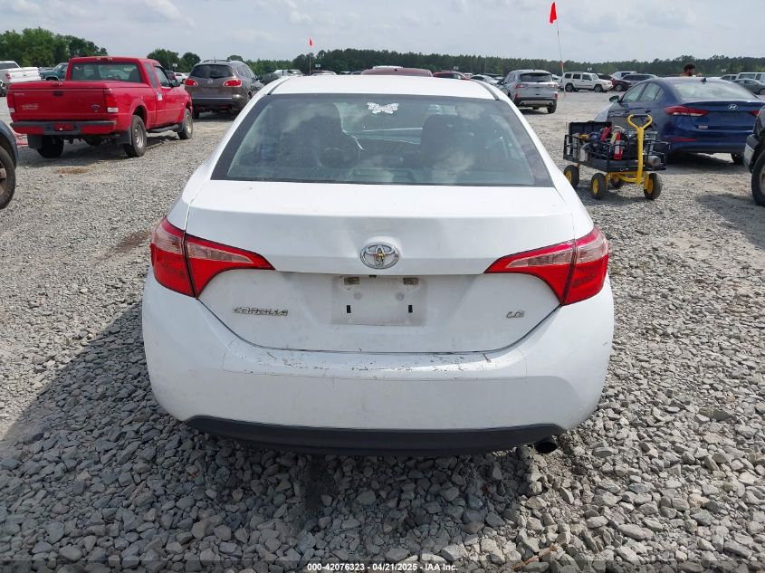 2018 Toyota Corolla Le VIN: 5YFBURHE0JP826680 Lot: 42076323