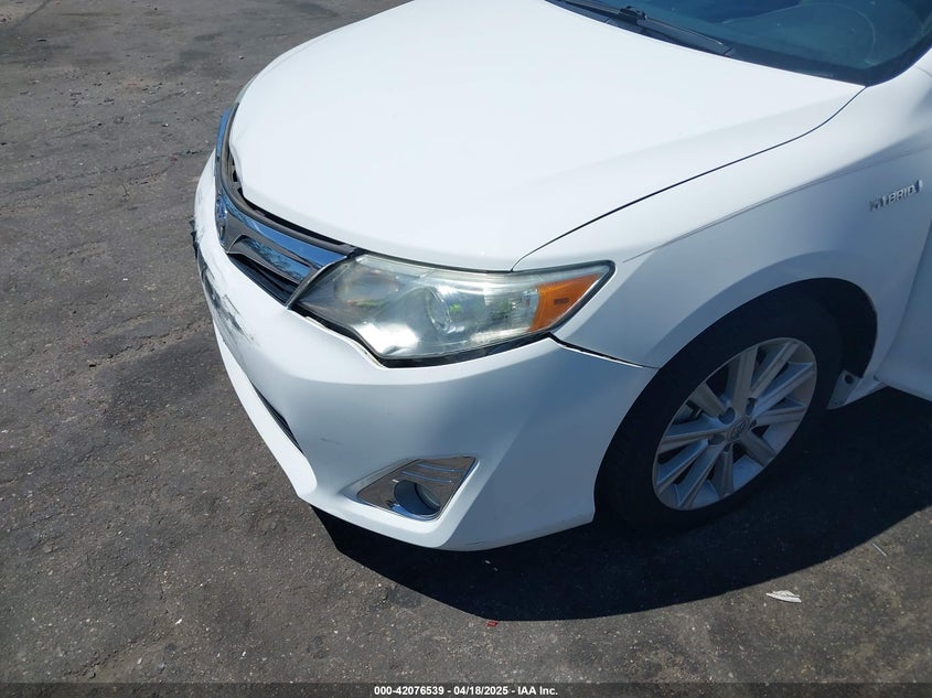 2013 TOYOTA CAMRY HYBRID XLE - 4T1BD1FK5DU073922