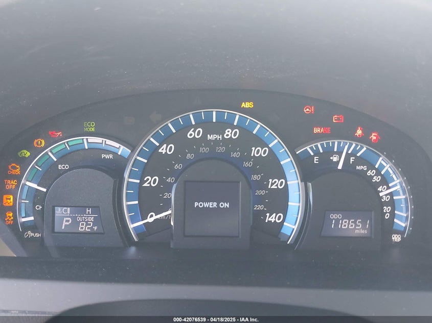 2013 TOYOTA CAMRY HYBRID XLE - 4T1BD1FK5DU073922