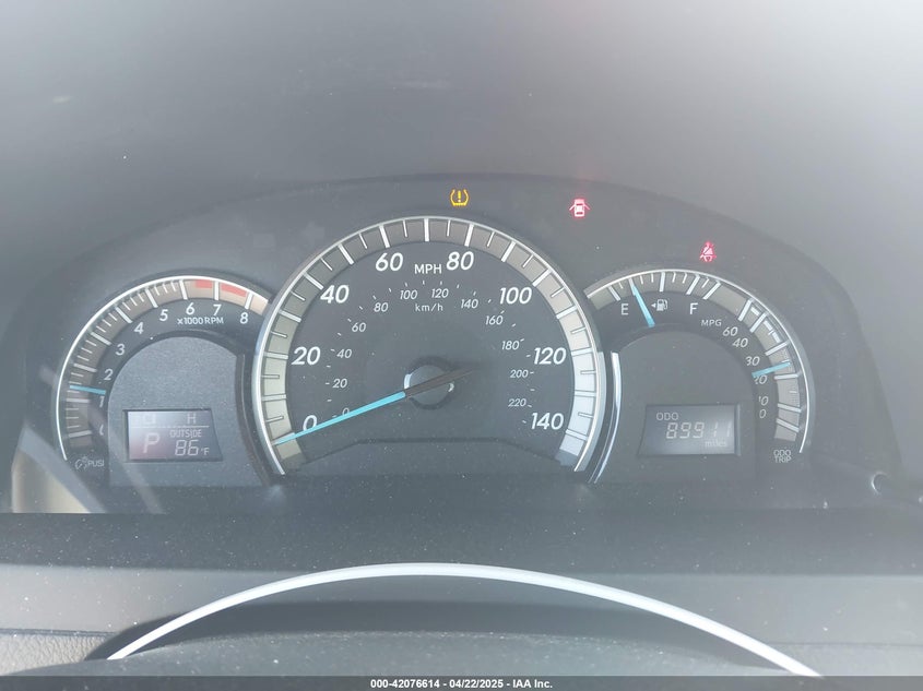 2012 TOYOTA CAMRY VIN: 4T1BF1FKXCU602614