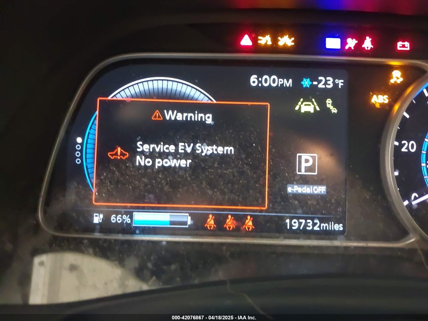 2023 NISSAN LEAF VIN: 1N4CZ1CV6PC553041