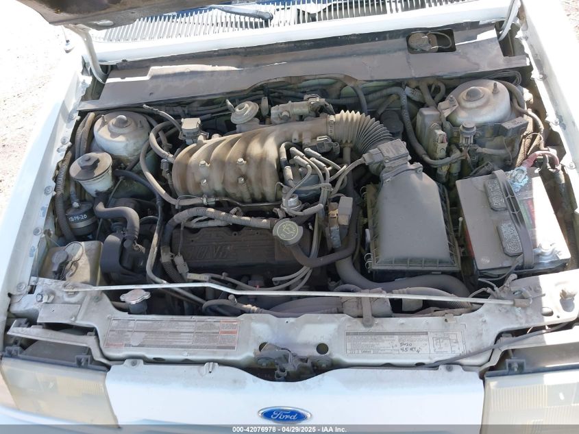 1993 Ford Tempo Gl VIN: 2FAPP36U5PB128805 Lot: 42076978