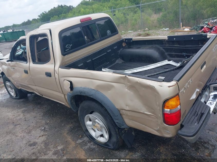 2002 Toyota Tacoma Prerunner V6 VIN: 5TEGN92N12Z885437 Lot: 42077706