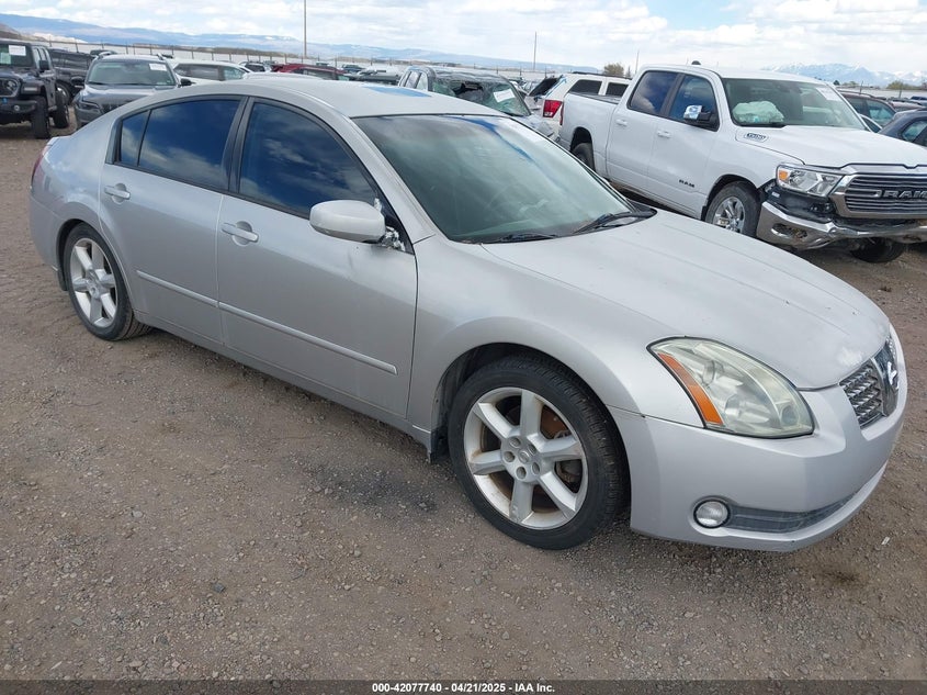 2004 Nissan Maxima 3.5 Se silver sedan gasoline 1N4BA41E34C917290 photo #1