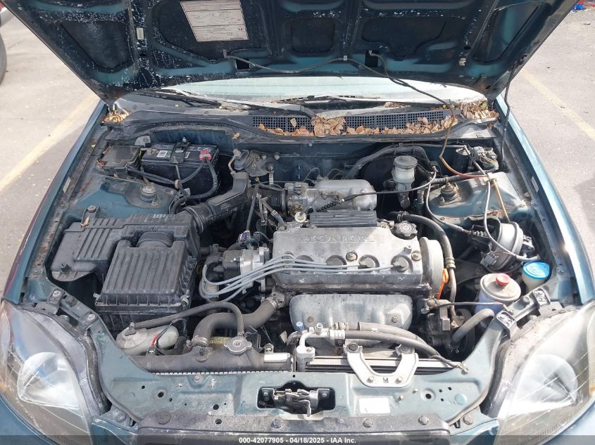 1997 Honda Civic Ex VIN: 1HGEJ8249VL102194 Lot: 42077905