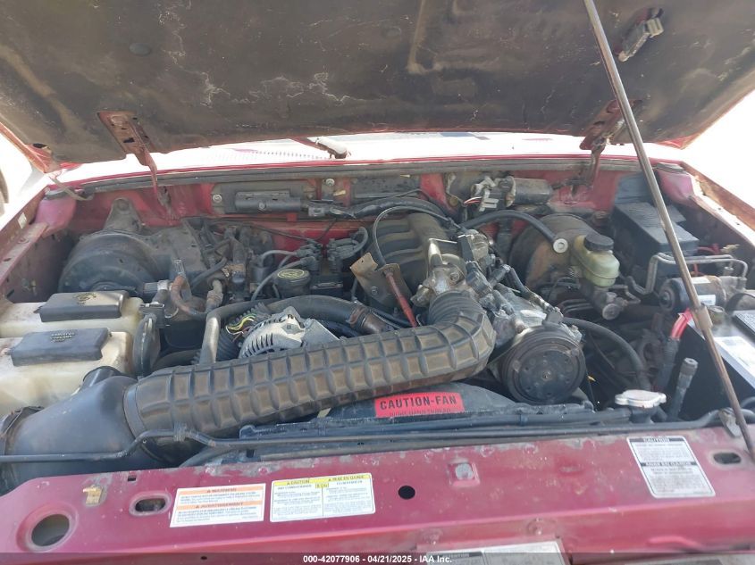 1995 Ford Ranger VIN: 1FTCR10X8SPB07250 Lot: 42077906