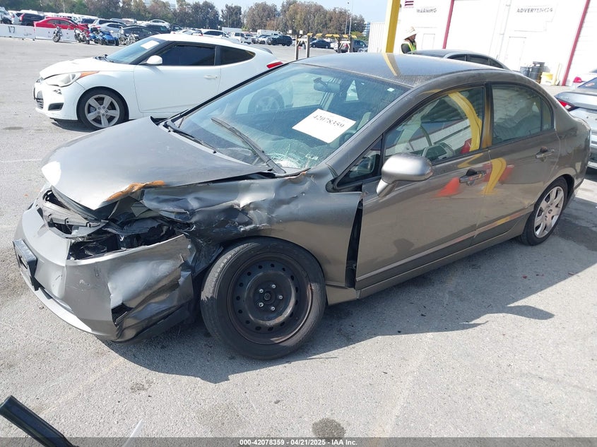2008 HONDA CIVIC VIN: 2HGFA16578H354512