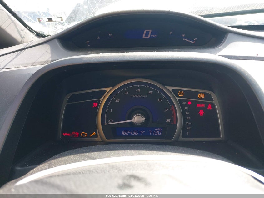 2008 HONDA CIVIC VIN: 2HGFA16578H354512