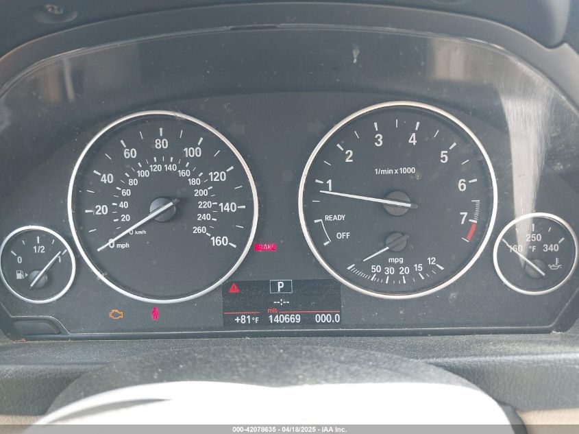 2013 BMW 328I VIN: WBA3A5C57DF356069 Lot: 42078635