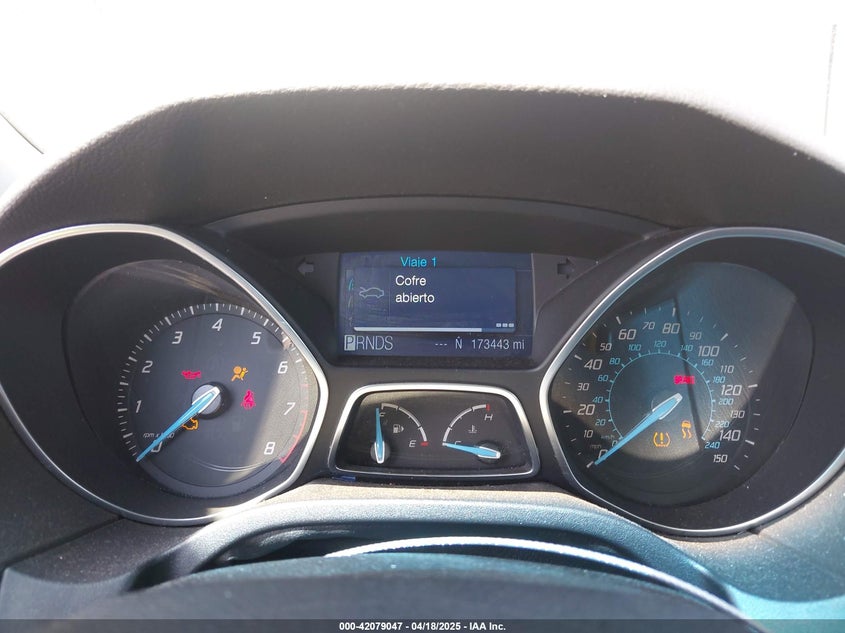 2012 FORD FOCUS VIN: 1FAHP3F25CL335319