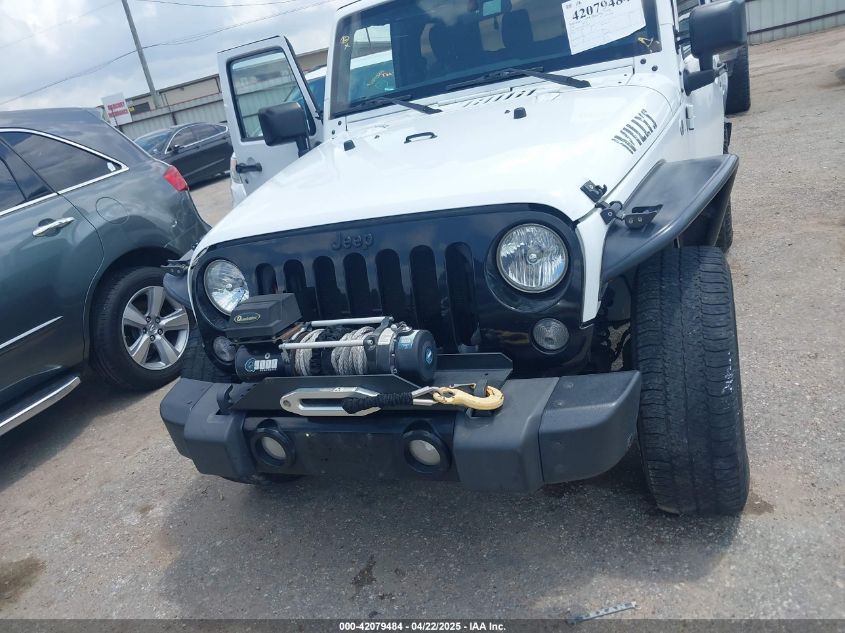 2015 Jeep Wrangler Willys Wheeler VIN: 1C4AJWAG3FL580979 Lot: 42079484