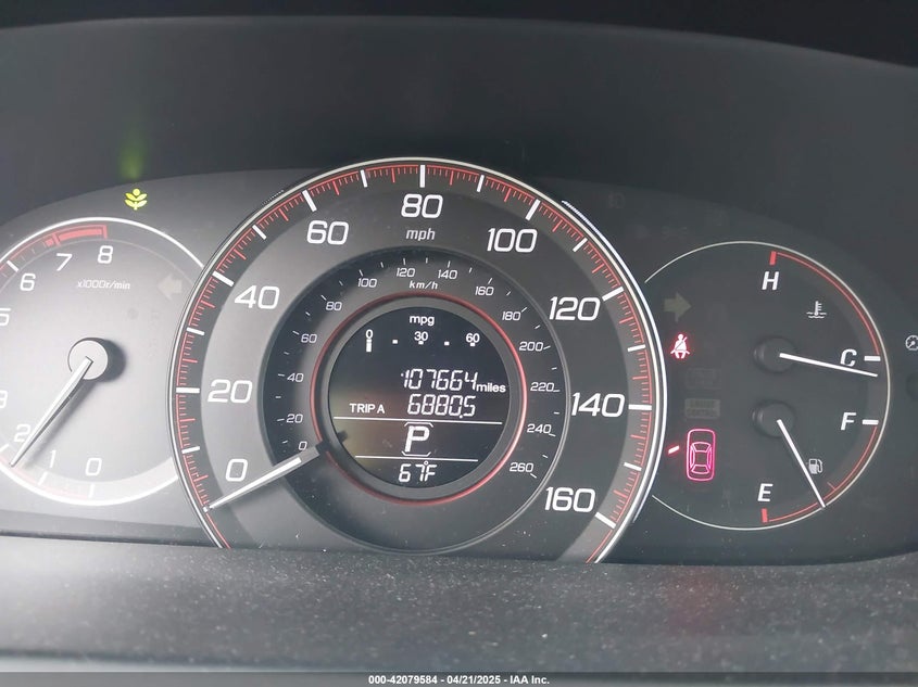2015 HONDA ACCORD VIN: 1HGCR2F50FA050189