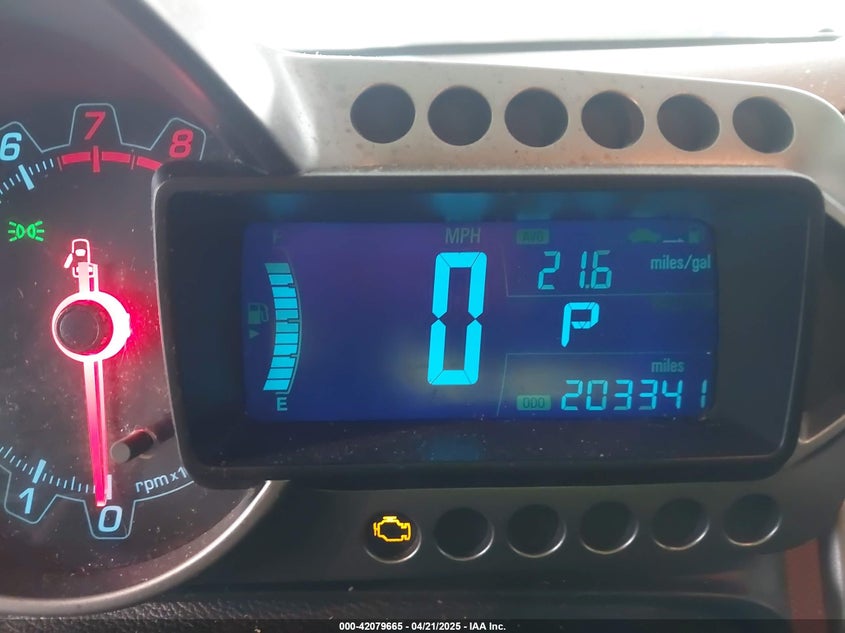 2012 CHEVROLET SONIC VIN: 1G1JE6SH2C4141119