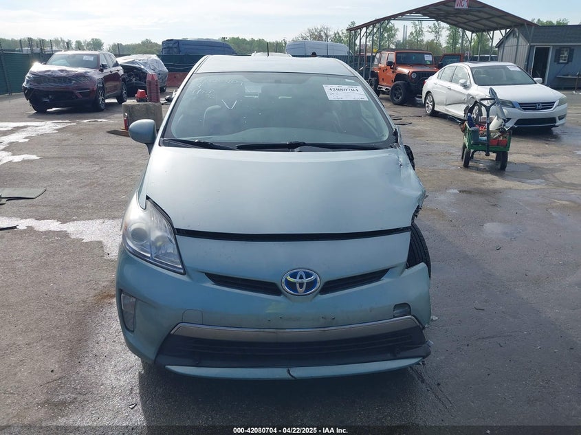 2013 TOYOTA PRIUS PLUG-IN VIN: JTDKN3DP1D3035895