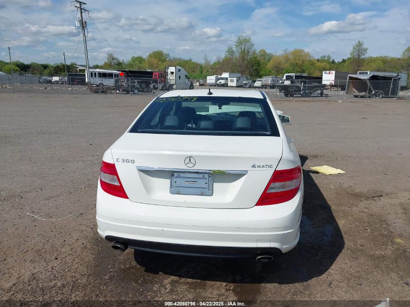 2011 Mercedes-Benz C 300 Luxury 4Matic/Sport 4Matic VIN: WDDGF8BB4BR166147 Lot: 42080798