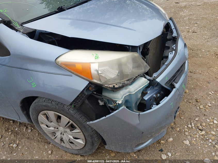2013 TOYOTA YARIS VIN: JTDJTUD33DD550136