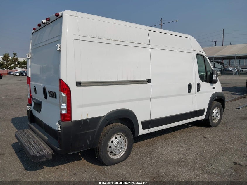 Vin: 3c6trvcg2fe503156, lot: 42573123, ram promaster 2500 high roof 20154