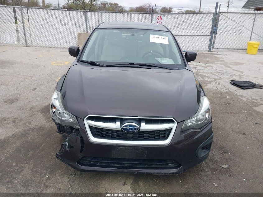 2012 Subaru Impreza 2.0I Premium VIN: JF1GPAD69CH229514 Lot: 42081516