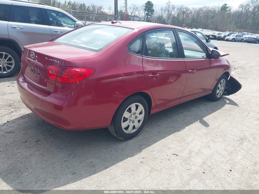 2008 HYUNDAI ELANTRA VIN: KMHDU46D58U512912