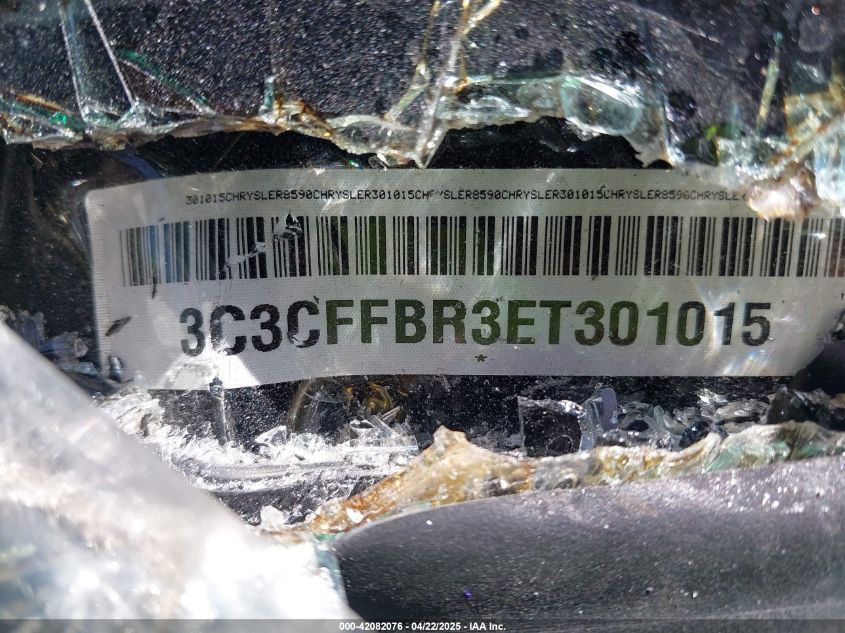 2014 Fiat 500 Sport VIN: 3C3CFFBR3ET301015 Lot: 42082076