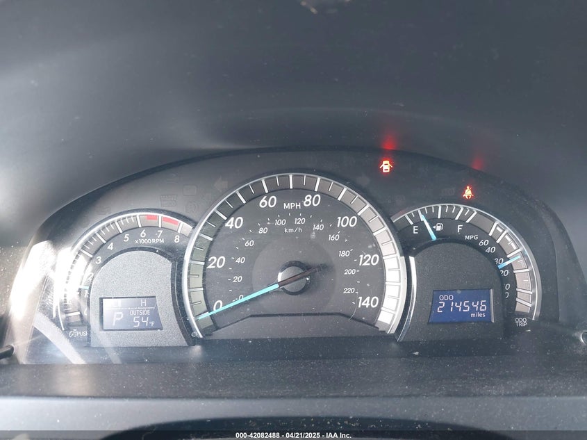 2012 TOYOTA CAMRY VIN: 4T1BF1FK5CU623306