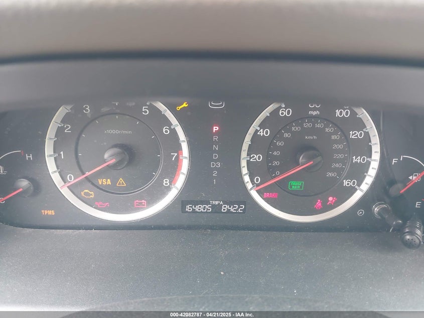 2008 HONDA ACCORD VIN: 1HGCP26348A081162