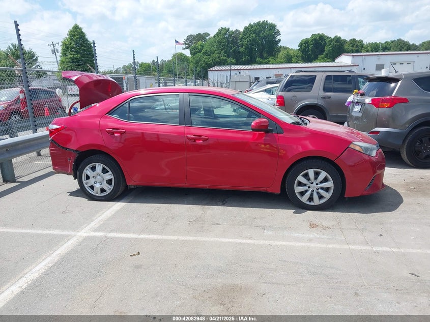 2016 TOYOTA COROLLA VIN: 2T1BURHE5GC729466