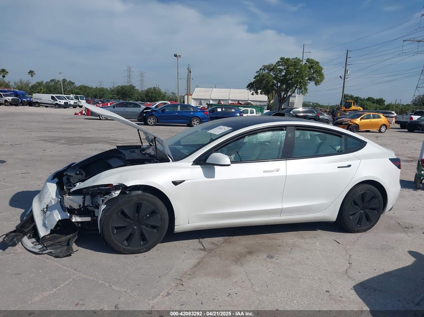 2024 Tesla Model 3 Long Range Dual Motor All-Wheel Drive/Rear-Wheel Drive VIN: 5YJ3E1EAXRF797586 Lot: 42083292