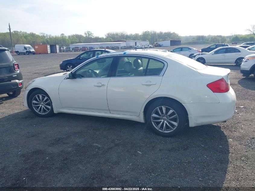2012 Infiniti G37X VIN: JN1CV6AR1CM677640 Lot: 42083592