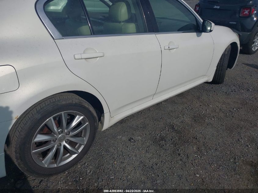 2012 Infiniti G37X VIN: JN1CV6AR1CM677640 Lot: 42083592