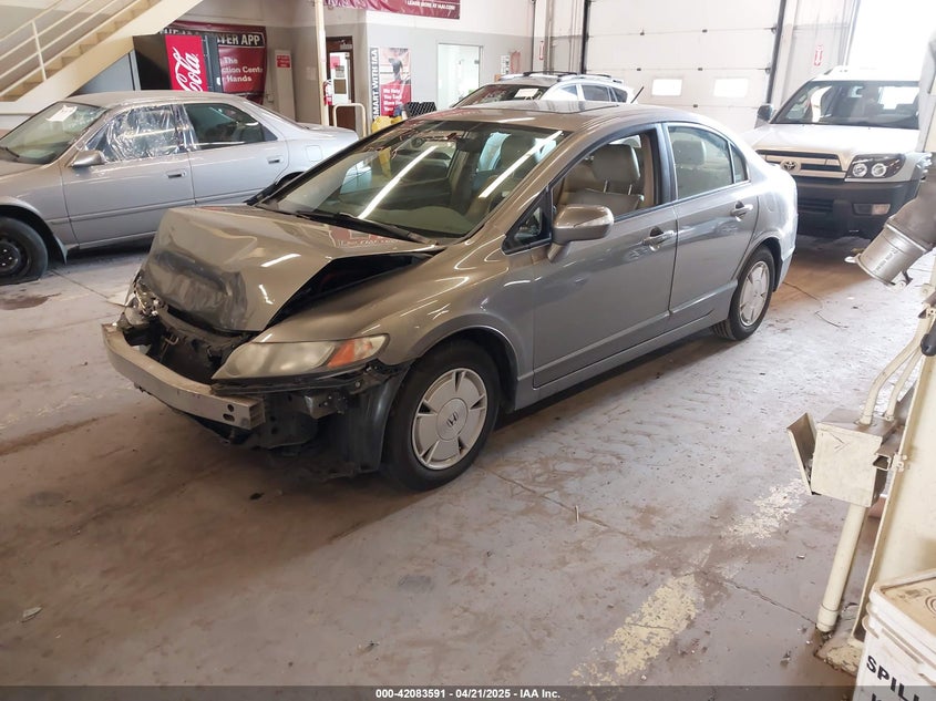 2008 HONDA CIVIC VIN: JHMFA36248S016069