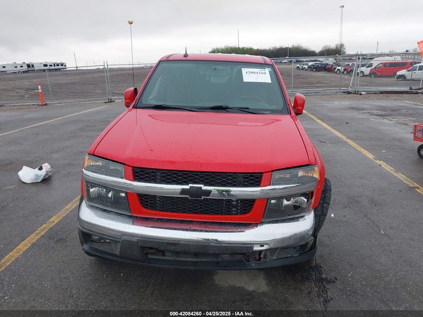 2012 CHEVROLET COLORADO VIN: 1GCHTDFE5C8116837