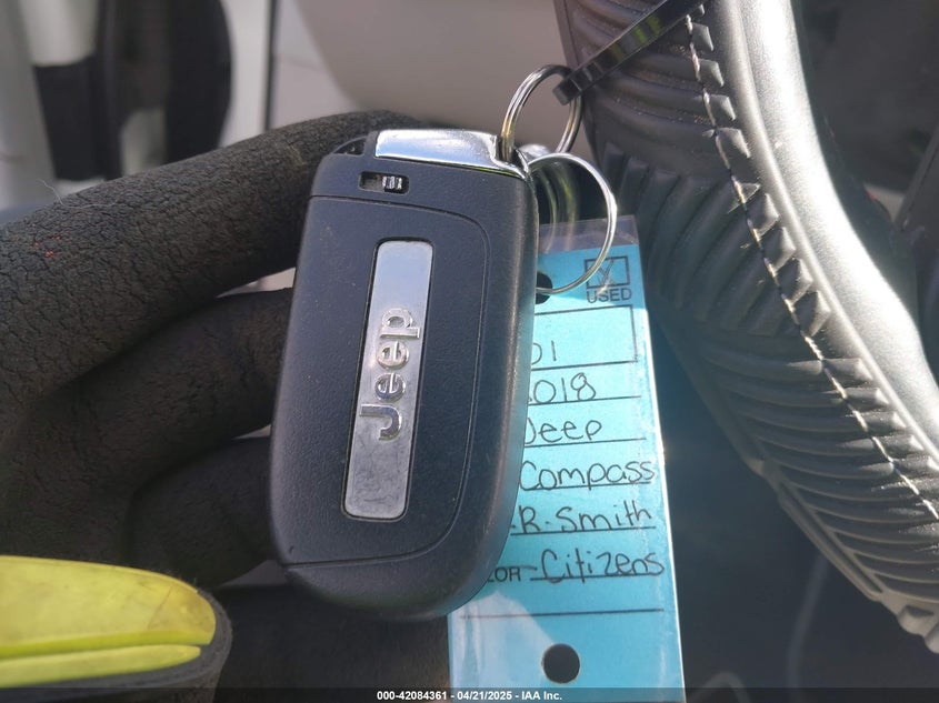 2018 Jeep Compass Limited 4X4 VIN: 3C4NJDCB6JT176966 Lot: 42084361