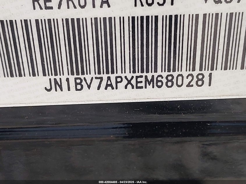 2014 INFINITI Q50 VIN: JN1BV7APXEM680281