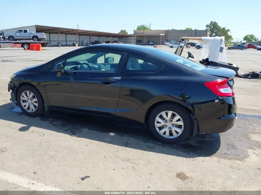 2012 HONDA CIVIC VIN: 2HGFG3B50CH519325