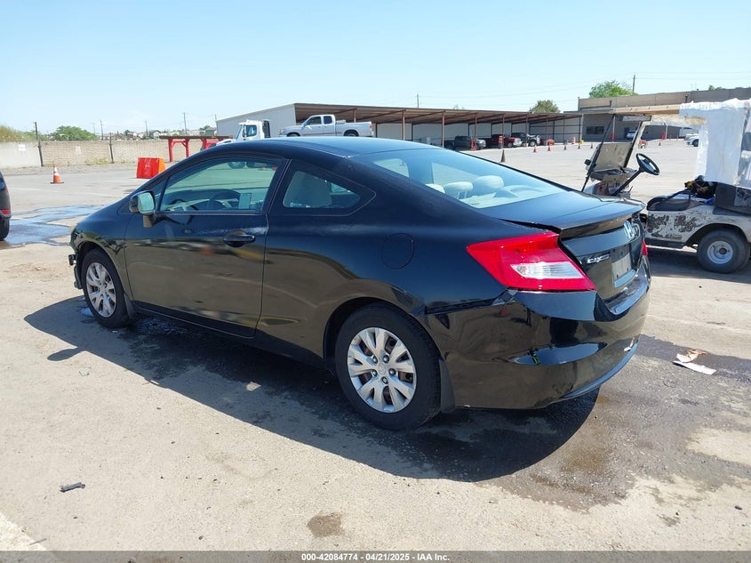 2012 HONDA CIVIC VIN: 2HGFG3B50CH519325