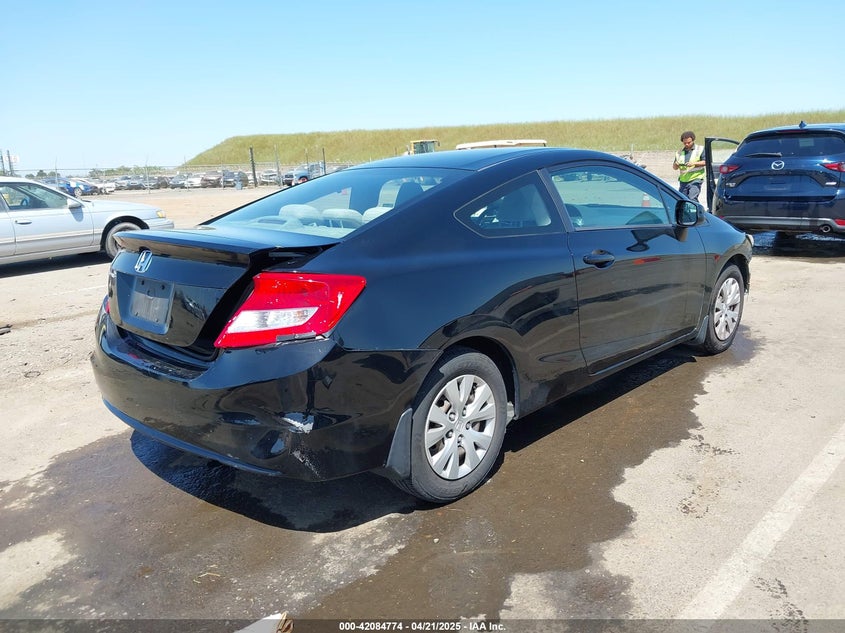 2012 HONDA CIVIC VIN: 2HGFG3B50CH519325