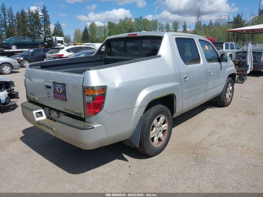 2006 HONDA RIDGELINE VIN: 2HJYK16516H549986