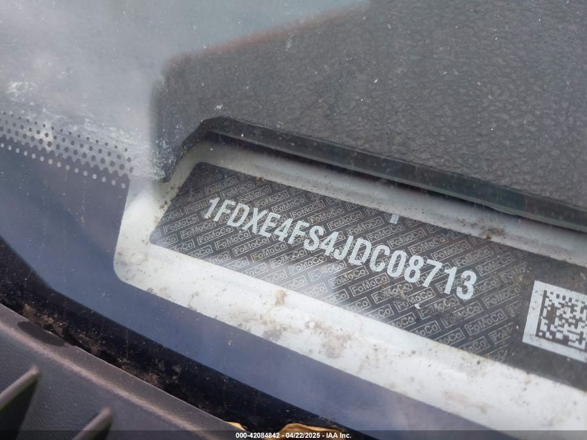 2018 Ford E-450 Cutaway VIN: 1FDXE4FS4JDC08713 Lot: 42084842