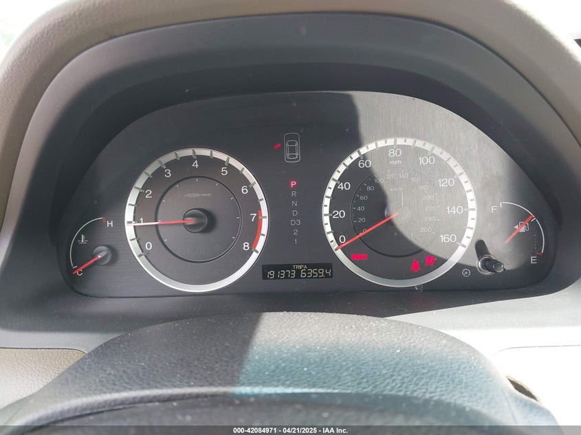 2009 HONDA ACCORD VIN: 1HGCP36809A025836